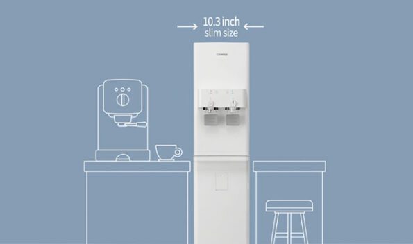 Slim Hot & Cold Standing Water Purifier - Coway - USA